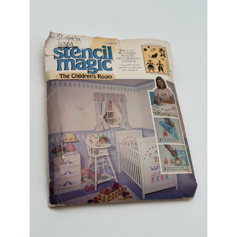 Vintage Stencil Magic The Childrens Room 1111 Reusable Plastic Stencil Nursery